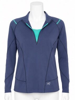 Arc'teryx Rho LT 1/2 Zip Neck Fleece Base Layer Pullover – Women's Medium